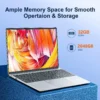 Sfddf18f3266a47738d22af401796b3501.webp Portable 15.6" Laptop 32GB Ram DDR4 2TB SSD Windows 11 Notebook Pc Gamer Intel N5095 Office Computer with Backlit Fingerprint