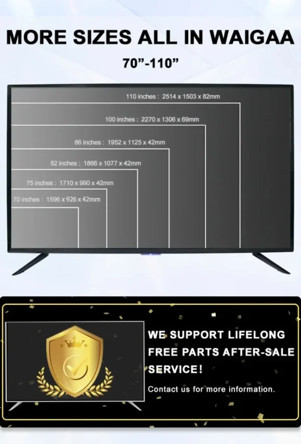 Wholesale LED TV Curved Screen 55 Inch Metal Frame Smart Android LCD TV Ultra HD 4K Smart Television