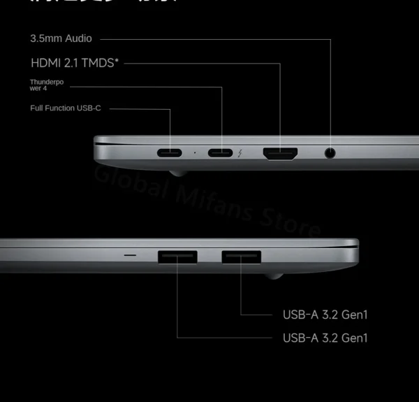 Sfe8a1c763d9341fbbc6a6c5f3f9f040eL.webp 2025 Xiaomi Redmi Book Pro 16 Laptop Intel Core Ultra 7 255H/Ultra 5 225H 32G DDR5+ 1T SSD 3.1K 165Hz Office Ultrabook Notebook
