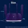 Sfeae17975b574805adb522d6bd181ff3i-2.webp TIANJIE 4G SIM Card Router Wireless WIFI 6 Modem LTE Access Point CPE 4 Antenna Hotspot Global Network Adapter for IP Camera