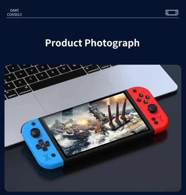 G90 7 inch 64GB 4000mAh high definition arcade handheld game console for PSP/PS1 nostalgic retro TV game controller