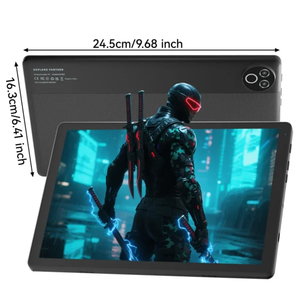Sff9bf142275042ee8452ce1f230bd3fc3.webp URAO Android 15 Tablet 10.1 Inch 20GB RAM 64GB ROM 5-core Dual Camera Tablets PC Set Keyboard/Case/Mouse/Stylus/Headphone