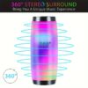 a68e8757-7784-4ddf-be02-48e50c191fa7.jpg TG-157 Portable Wireless Speaker With Color LED Light, Outdoor 3D Stereo Woofer Luminous Speaker, TWS Stereo Woofer Pole Hands-free Call/FM/TF Card/U Disk, Connect Mobile Phone/Tablet/TV, Wireless Portable Audio