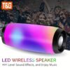 ad3d6696-2dc6-4a5c-bef9-4d963e4cad55.jpg TG-157 Portable Wireless Speaker With Color LED Light, Outdoor 3D Stereo Woofer Luminous Speaker, TWS Stereo Woofer Pole Hands-free Call/FM/TF Card/U Disk, Connect Mobile Phone/Tablet/TV, Wireless Portable Audio