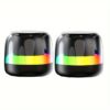 b3811792-bd3d-41b9-9b83-a4c6695b697c.jpg Wireless stereo speaker, wireless surround sound subwoofer speaker, rich bass, LED lighting, button controlled USB rechargeable, very suitable for computers, smartphones, tablets, and homes