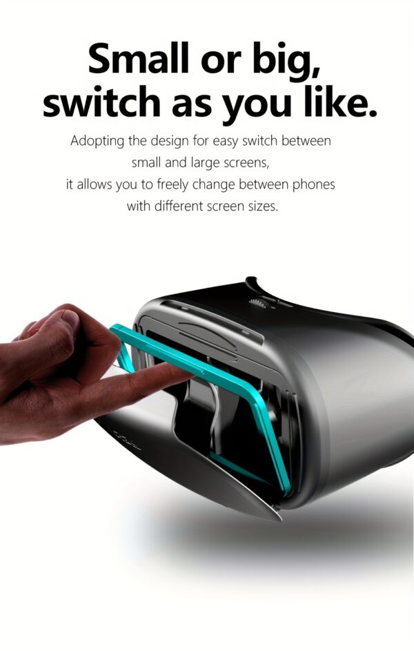 b60247f5-685d-4981-b08c-3bb9c6bb558c.jpg 3D Immersive VRGPro X7 Glasses - Immersive 3D Visual Experience, 120 Degree Wide-angle High-definition Blue Light Coated Lenses, Independent Adjustment Of Two Eyes Up To 800 Degrees, Compatible With 5-7 Inch IPhone/Android Smartphones