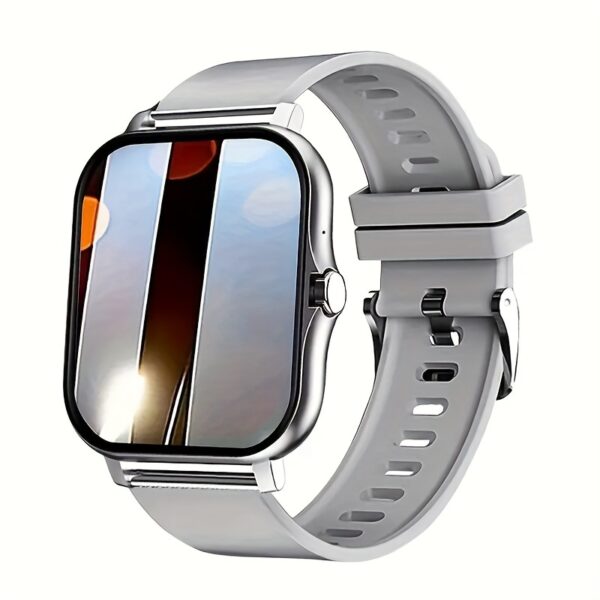 b667e7b5-7a33-49d7-9d7c-39966edb8ea4-1.jpg The New Full Touch High-definition Men's And Women's Sports Smartwatch Features Wireless Dialing, Answering Calls, Motion Tracking, Photography, And Music Control. The Stylish Smartwatch Is Compatible With Android/IPhone, It's A Gift For Men And Women