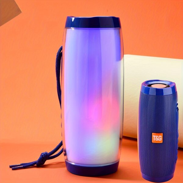 bc22ef87-3049-4b3a-8bd9-e46e63a4f64f.jpg TG-157 Portable Wireless Speaker With Color LED Light, Outdoor 3D Stereo Woofer Luminous Speaker, TWS Stereo Woofer Pole Hands-free Call/FM/TF Card/U Disk, Connect Mobile Phone/Tablet/TV, Wireless Portable Audio
