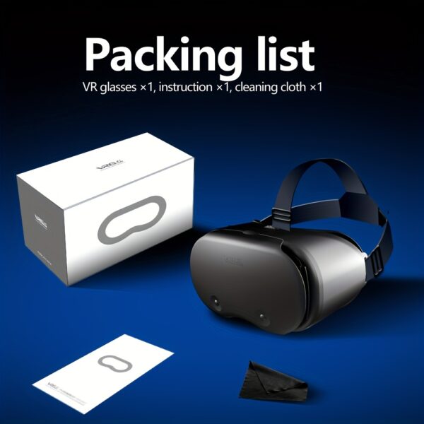 ccc8d42d-63c7-4284-b623-9a3ef28bdd1e.jpg 3D Immersive VRGPro X7 Glasses - Immersive 3D Visual Experience, 120 Degree Wide-angle High-definition Blue Light Coated Lenses, Independent Adjustment Of Two Eyes Up To 800 Degrees, Compatible With 5-7 Inch IPhone/Android Smartphones