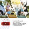 Portable Wireless Speaker with 4-in-1 Playback Modes (T-Flash/USB Drive/Wireless/FM), Stereo Sound, Higher Volume & Longer Battery Life, Compact & Elegant Design, Usb-c Charging, Ideal For Tablets, Smartphones, Desktop Companion, Gift Must-have