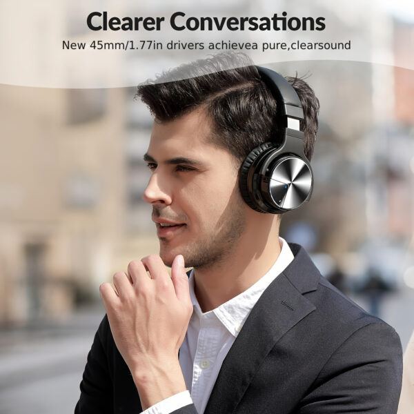 d28105f2-f2f3-11ee-9529-0a580a682aa7.jpg Active Noise Canceling Wireless Headphones with Mic, Compatible for for Smartphones/Tablets, Wireless 5.2 Over-Ear Headphones with 30H Playtime, ANC for Travel, Noise Cancelling Headphones for s & for (Driver Compatibility)