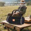 Portable Wireless Speaker with 4-in-1 Playback Modes (T-Flash/USB Drive/Wireless/FM), Stereo Sound, Higher Volume & Longer Battery Life, Compact & Elegant Design, Usb-c Charging, Ideal For Tablets, Smartphones, Desktop Companion, Gift Must-have