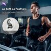 Wireless Earbuds with Touch Control, Volume Control, Condenser Mic, Type-C Charging, 300mAh Lithium Polymer Battery, USB Charged, ≤36V, 0.05-0.5W Power, Open-Back Earphones for Android/iOS Smartphones, with No Quick Charge, No Charger Included