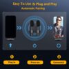 Professional Wireless Microphone for Smartphones, Laptops, Omnidirectional Condenser Recording Microphone for Interviews, Video Podcasts, Vlogging - Christmas Gifts