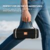 Portable Wireless Speaker with 4-in-1 Playback Modes (T-Flash/USB Drive/Wireless/FM), Stereo Sound, Higher Volume & Longer Battery Life, Compact & Elegant Design, Usb-c Charging, Ideal For Tablets, Smartphones, Desktop Companion, Gift Must-have