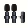 Professional Wireless Microphone for Smartphones, Laptops, Omnidirectional Condenser Recording Microphone for Interviews, Video Podcasts, Vlogging - Christmas Gifts