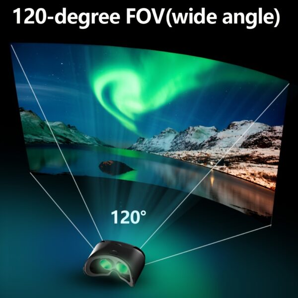 ef4b6b1b-cfba-4914-8d7c-50267ddb5798.jpg 3D Immersive VRGPro X7 Glasses - Immersive 3D Visual Experience, 120 Degree Wide-angle High-definition Blue Light Coated Lenses, Independent Adjustment Of Two Eyes Up To 800 Degrees, Compatible With 5-7 Inch IPhone/Android Smartphones