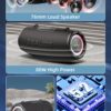 f1000ba4-6f2b-4c40-9672-ce3e5e24c281.jpg ZEALOT 80W Large Speaker, IPX5, Outdoor Portable Subwoofer Wireless Speakers, Dual Pairing, 16000mAh Battery, 24Hours Playtime Loud Stereo, Booming Bass. Charging Cable, for PC, Smartphones, Car, Outdoor, Camping, Beach.-ZEALOT S87(2pcs A Set)