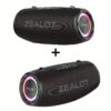 fe90dd3b-1899-4bad-86ba-3aa9d19256bf.jpg ZEALOT 80W Large Speaker, IPX5, Outdoor Portable Subwoofer Wireless Speakers, Dual Pairing, 16000mAh Battery, 24Hours Playtime Loud Stereo, Booming Bass. Charging Cable, for PC, Smartphones, Car, Outdoor, Camping, Beach.-ZEALOT S87(2pcs A Set)